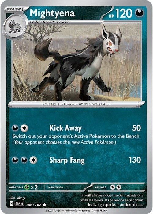 Mightyena (106/162) [Scarlet & Violet: Temporal Forces] | Fandemonia Ltd