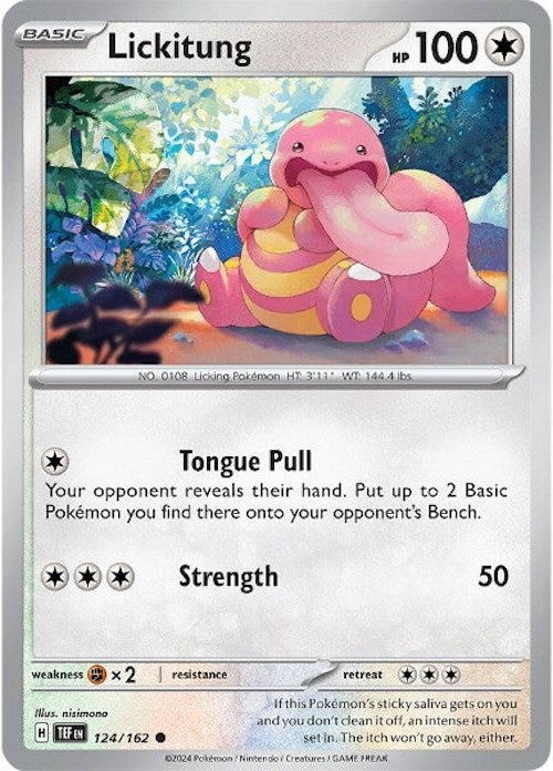 Lickitung (124/162) [Scarlet & Violet: Temporal Forces] | Fandemonia Ltd