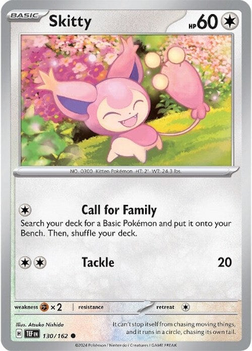 Skitty (130/162) [Scarlet & Violet: Temporal Forces] | Fandemonia Ltd