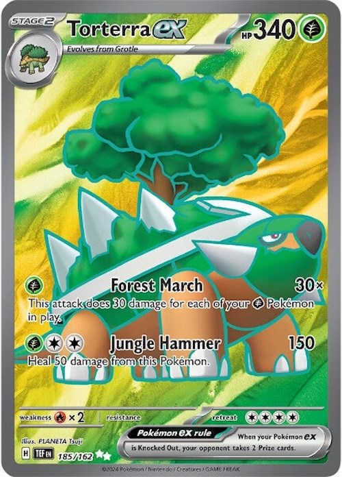 Torterra ex (185/162) [Scarlet & Violet: Temporal Forces] | Fandemonia Ltd