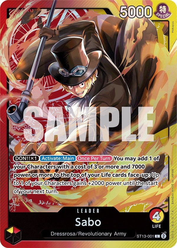 Sabo [Ultra Deck: The Three Brothers] | Fandemonia Ltd