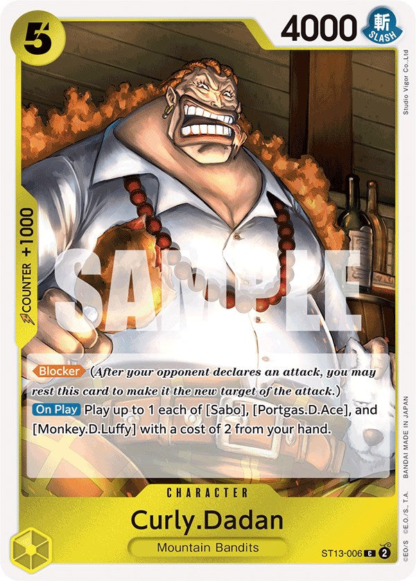 Curly.Dadan [Ultra Deck: The Three Brothers] | Fandemonia Ltd