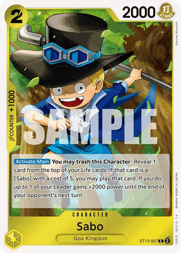 Sabo [Ultra Deck: The Three Brothers] | Fandemonia Ltd