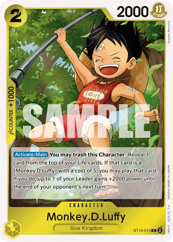 Monkey.D.Luffy [Ultra Deck: The Three Brothers] | Fandemonia Ltd