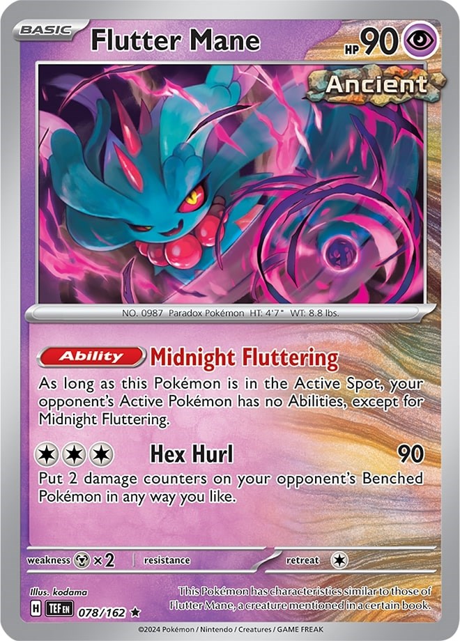 Flutter Mane (078/162) (Theme Deck Exclusive) [Scarlet & Violet: Temporal Forces] | Fandemonia Ltd