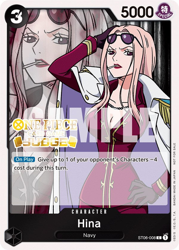 Hina (Judge Pack Vol. 3) [One Piece Promotion Cards] | Fandemonia Ltd