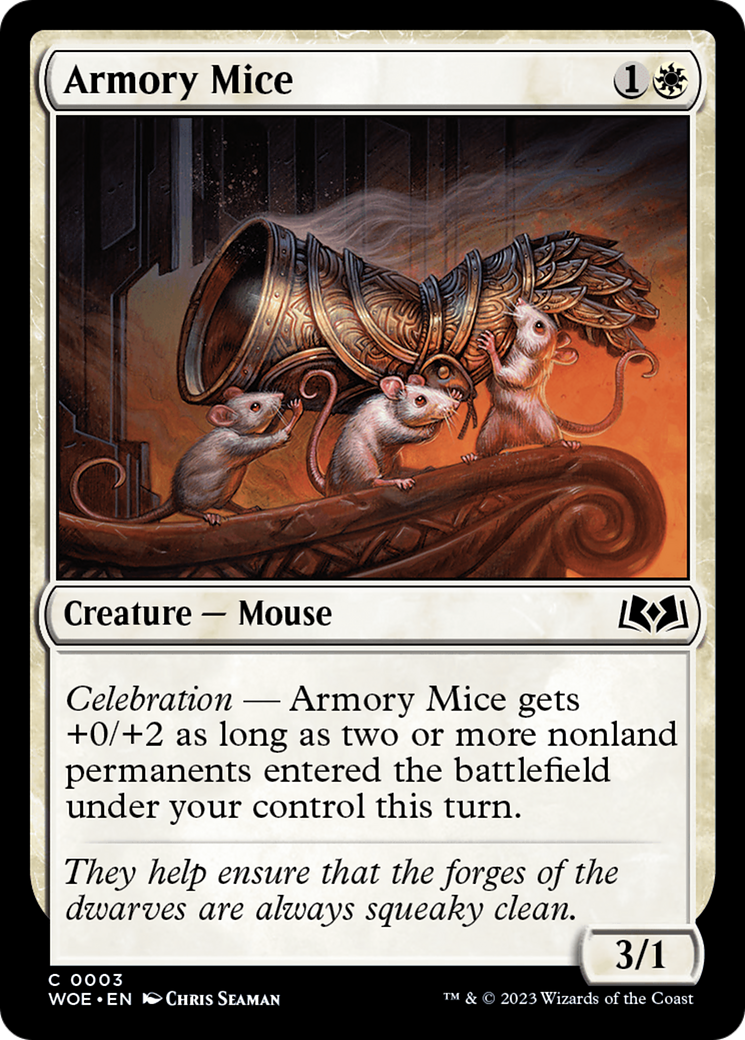 Armory Mice [Wilds of Eldraine] | Fandemonia Ltd