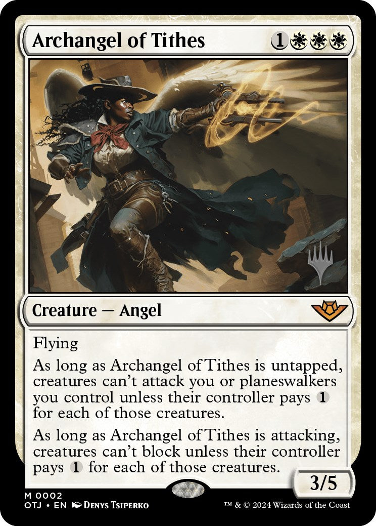 Archangel of Tithes (Promo Pack) [Outlaws of Thunder Junction Promos] | Fandemonia Ltd