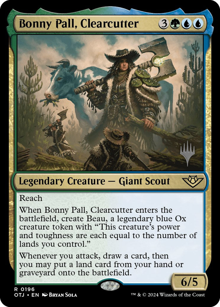 Bonny Pall, Clearcutter (Promo Pack) [Outlaws of Thunder Junction Promos] | Fandemonia Ltd