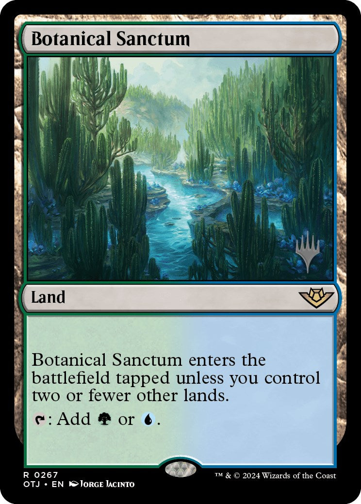 Botanical Sanctum (Promo Pack) [Outlaws of Thunder Junction Promos] | Fandemonia Ltd