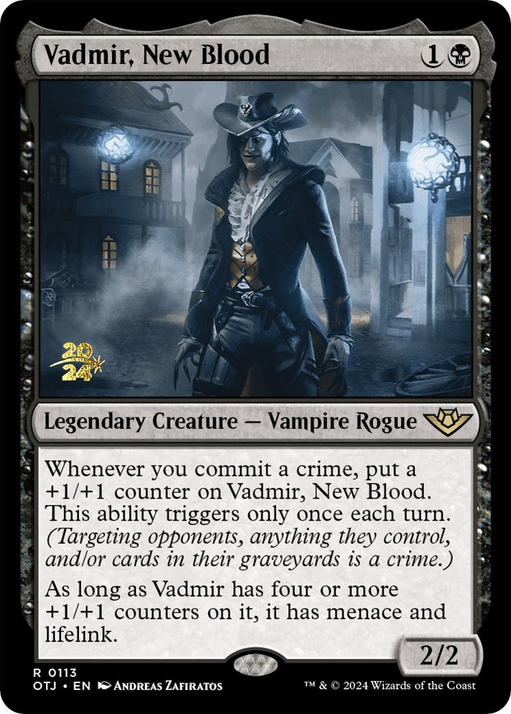 Vadmir, New Blood [Outlaws of Thunder Junction Prerelease Promos] | Fandemonia Ltd