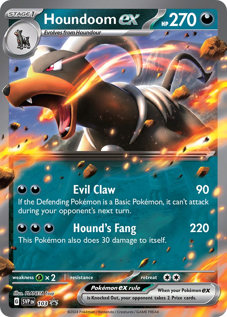 Houndoom ex (103) [Scarlet & Violet: Black Star Promos] | Fandemonia Ltd