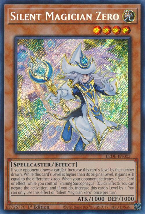 Silent Magician Zero [LEDE-EN003] Secret Rare | Fandemonia Ltd