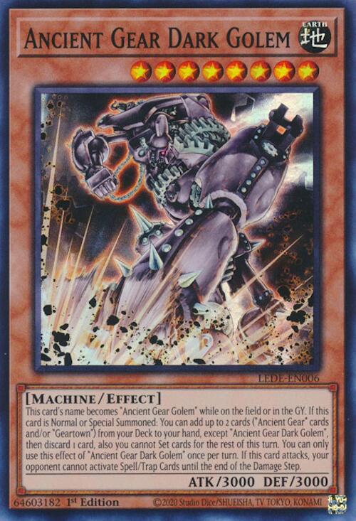 Ancient Gear Dark Golem [LEDE-EN006] Super Rare | Fandemonia Ltd