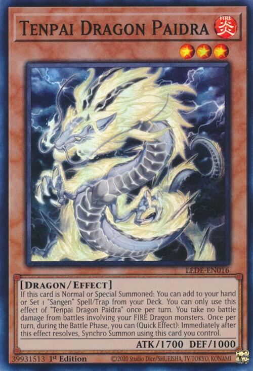 Tenpai Dragon Paidra [LEDE-EN016] Super Rare | Fandemonia Ltd