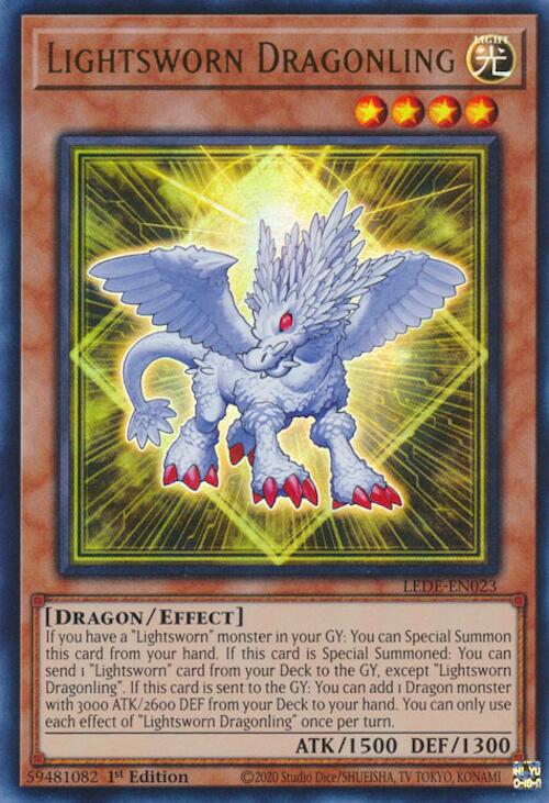 Lightsworn Dragonling [LEDE-EN023] Ultra Rare | Fandemonia Ltd