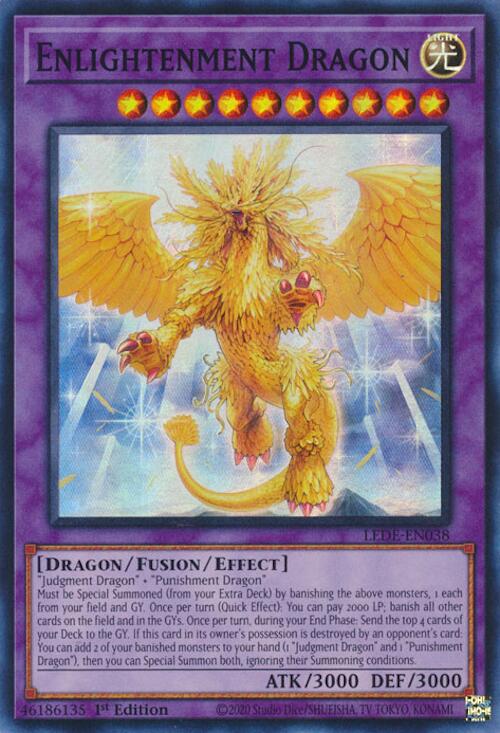 Enlightenment Dragon [LEDE-EN038] Super Rare | Fandemonia Ltd