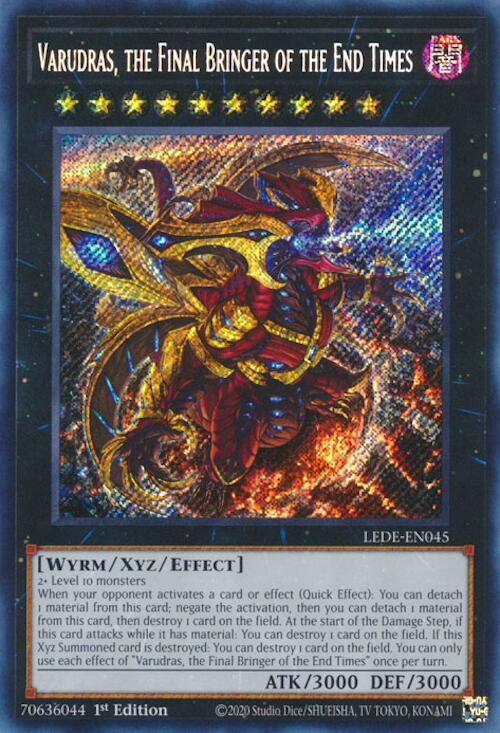 Varudras, the Final Bringer of the End Times [LEDE-EN045] Secret Rare | Fandemonia Ltd