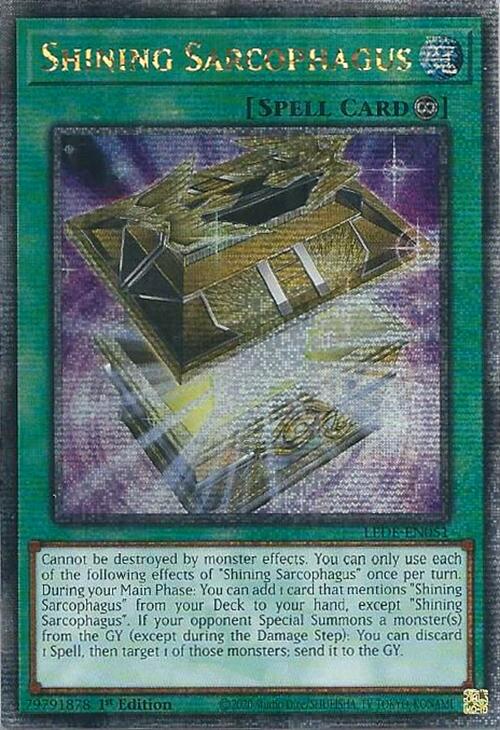 Shining Sarcophagus (Quarter Century Secret Rare) [LEDE-EN051] Quarter Century Secret Rare | Fandemonia Ltd