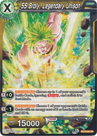 SS Broly, Legendary Unison (BT10-094) [Rise of the Unison Warrior 2nd Edition] | Fandemonia Ltd