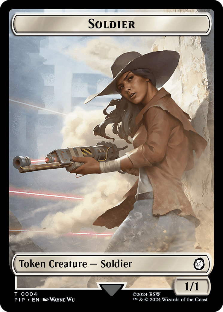 Energy Reserve // Soldier (0004) Double-Sided Token [Fallout Tokens] | Fandemonia Ltd