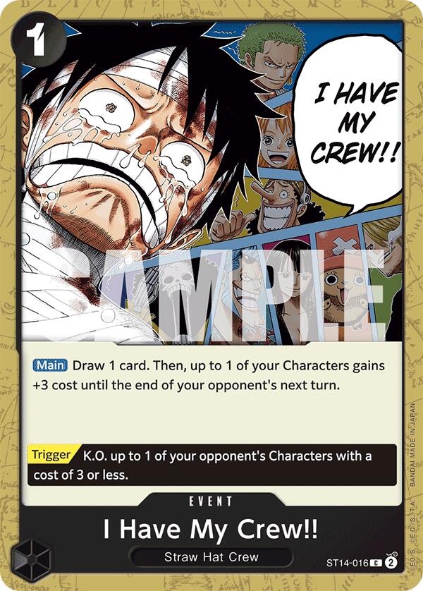 I Have My Crew!! [Starter Deck: 3D2Y] | Fandemonia Ltd