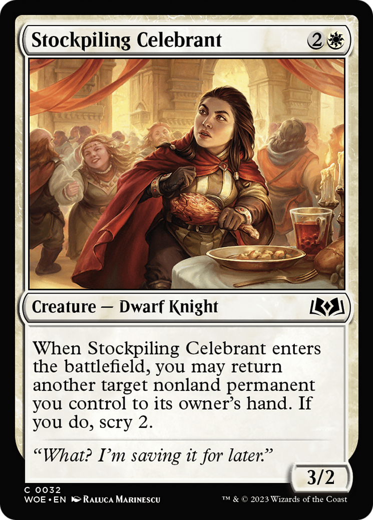 Stockpiling Celebrant [Wilds of Eldraine] | Fandemonia Ltd