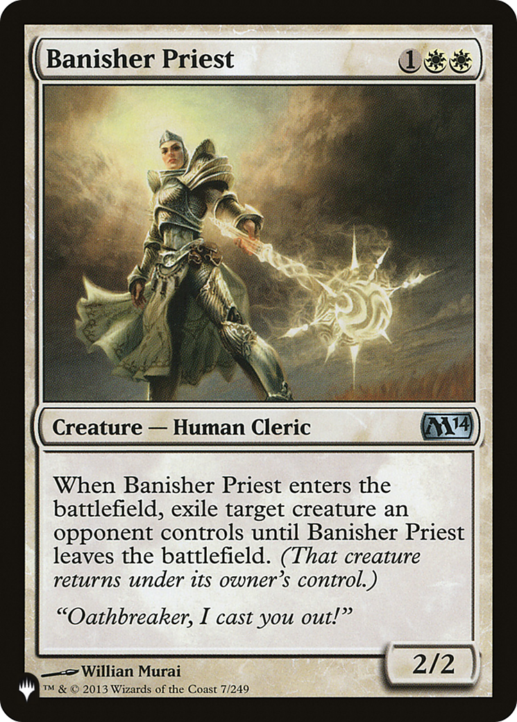 Banisher Priest [The List] | Fandemonia Ltd