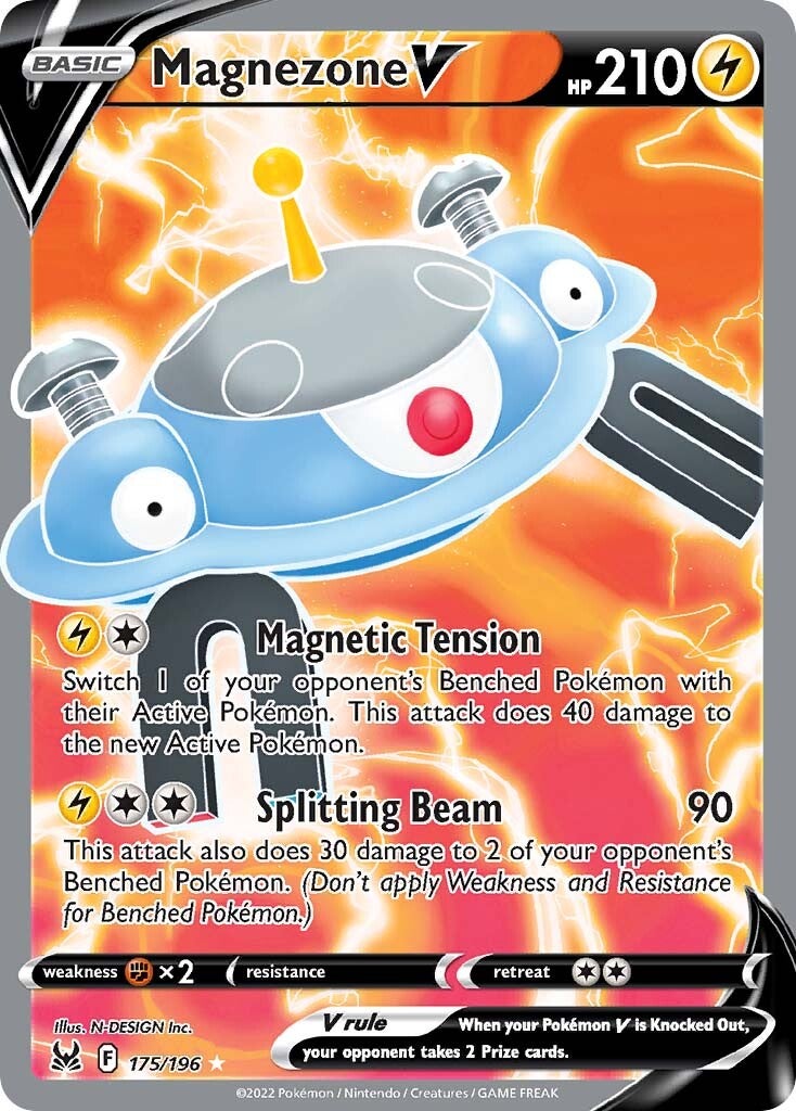 Magnezone V (175/196) [Sword & Shield: Lost Origin] | Fandemonia Ltd