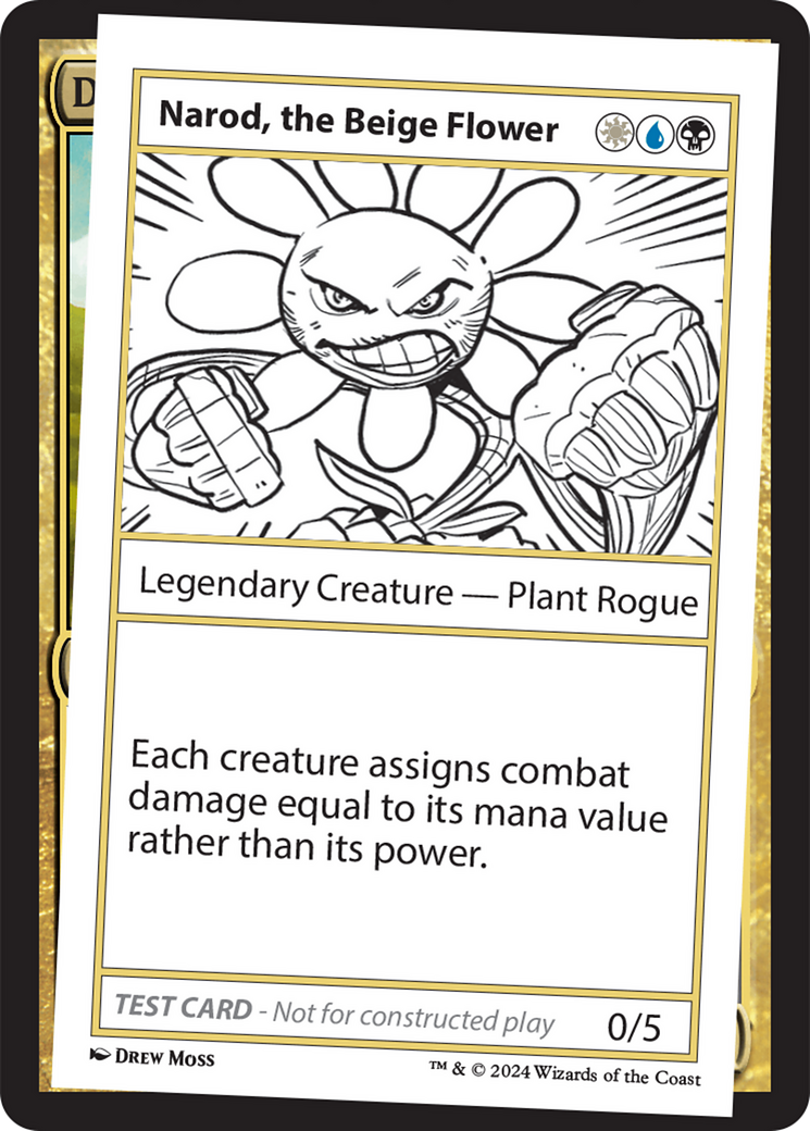 Narod, the Beige Flower [Mystery Booster 2 Playtest Cards] | Fandemonia Ltd