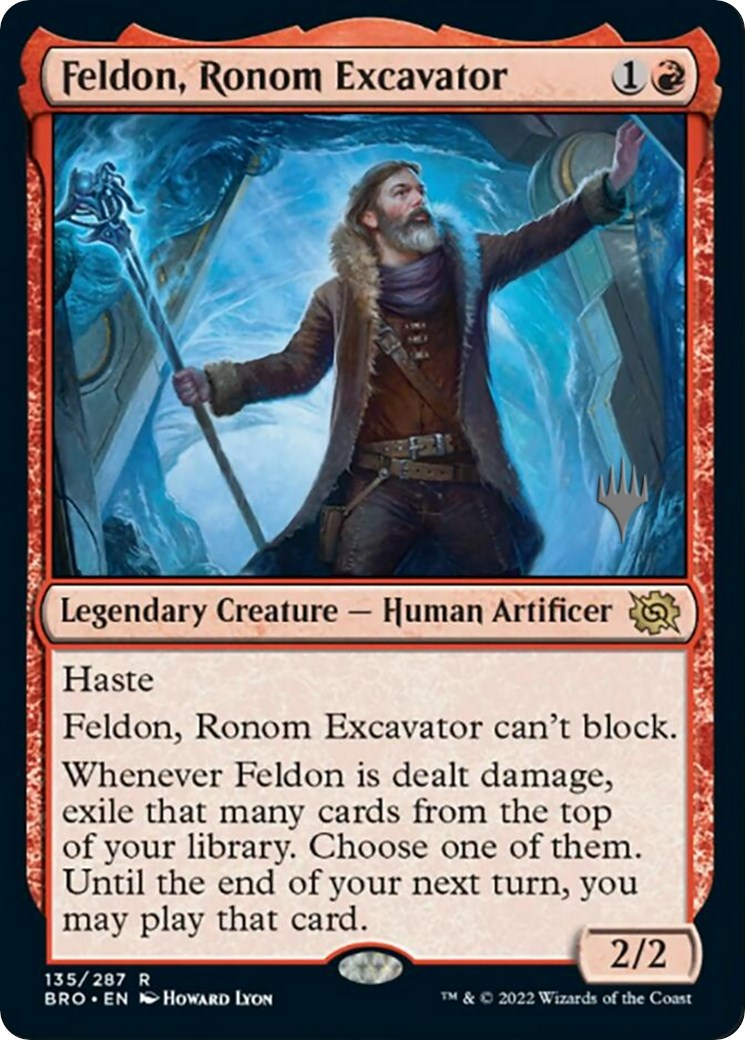 Feldon, Ronom Excavator (Promo Pack) [The Brothers' War Promos] | Fandemonia Ltd