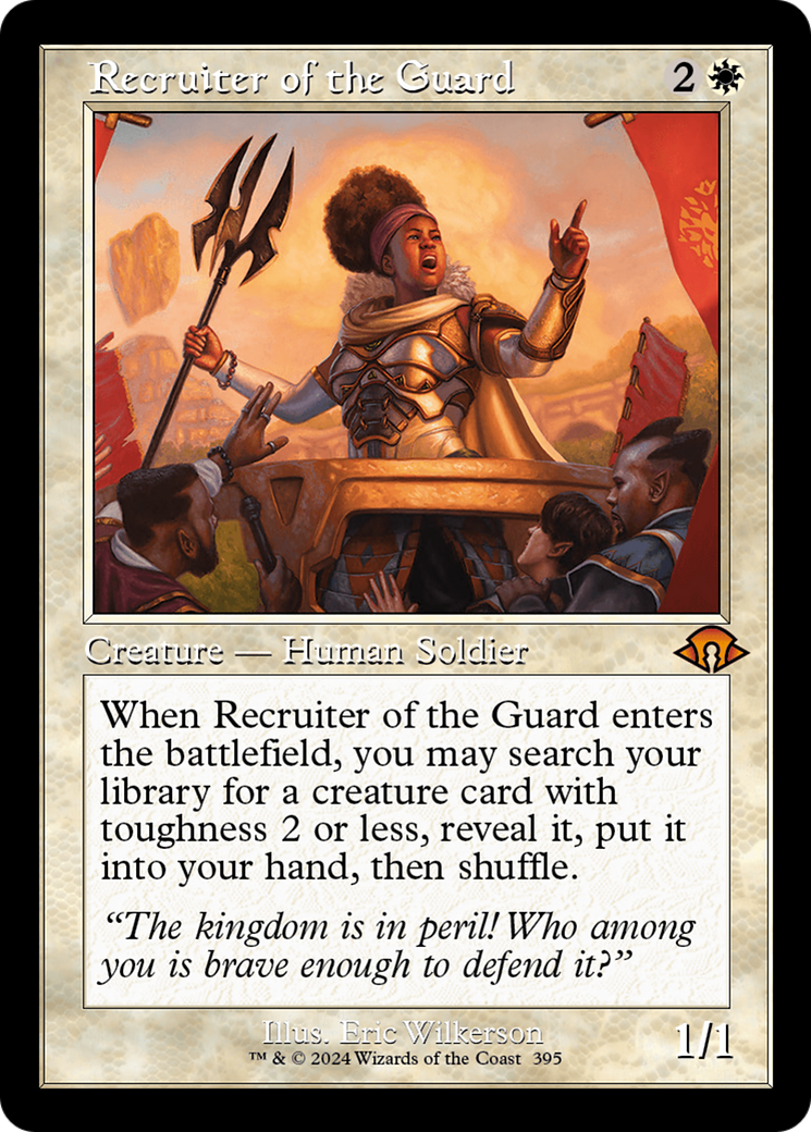 Recruiter of the Guard (Retro) [Modern Horizons 3] | Fandemonia Ltd