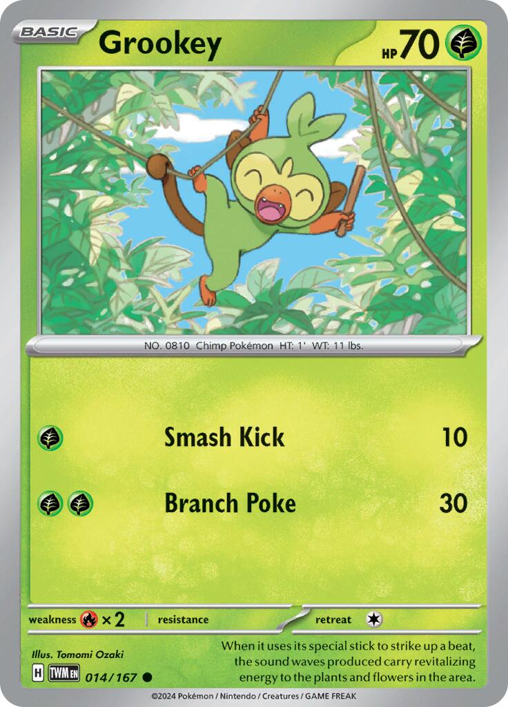 Grookey (014/167) [Scarlet & Violet: Twilight Masquerade] | Fandemonia Ltd