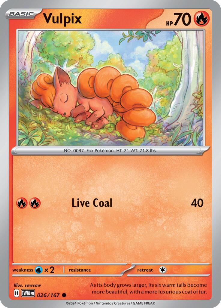 Vulpix (026/167) [Scarlet & Violet: Twilight Masquerade] | Fandemonia Ltd