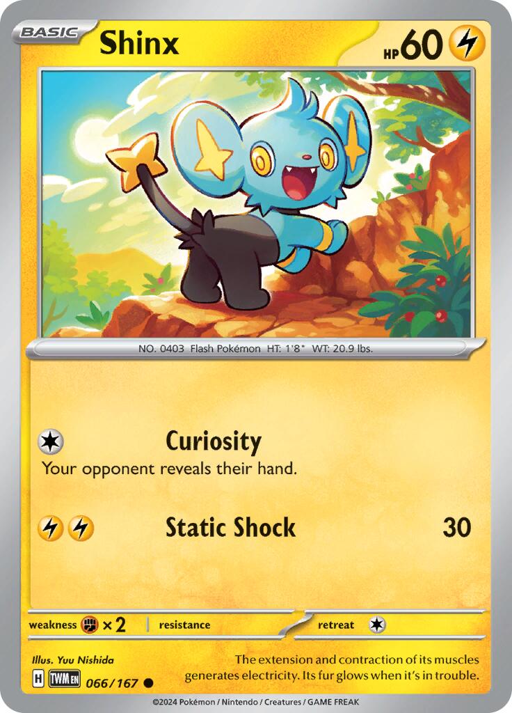 Shinx (066/167) [Scarlet & Violet: Twilight Masquerade] | Fandemonia Ltd