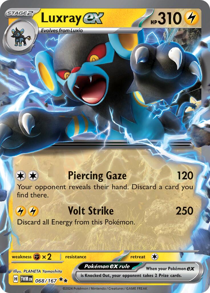 Luxray ex (068/167) [Scarlet & Violet: Twilight Masquerade] | Fandemonia Ltd