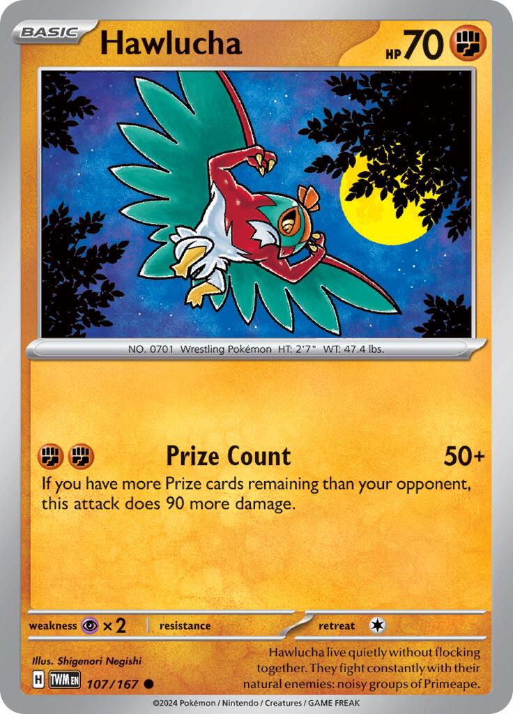 Hawlucha (107/167) [Scarlet & Violet: Twilight Masquerade] | Fandemonia Ltd