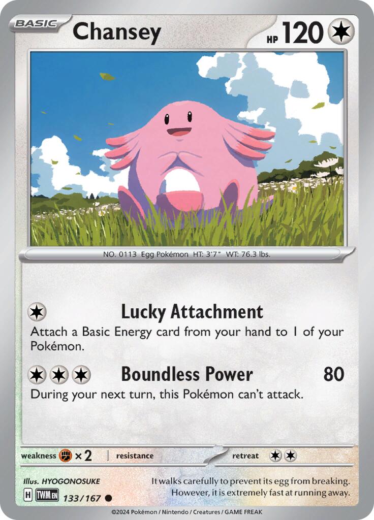 Chansey (133/167) [Scarlet & Violet: Twilight Masquerade] | Fandemonia Ltd