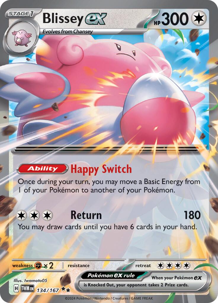 Blissey ex (134/167) [Scarlet & Violet: Twilight Masquerade] | Fandemonia Ltd