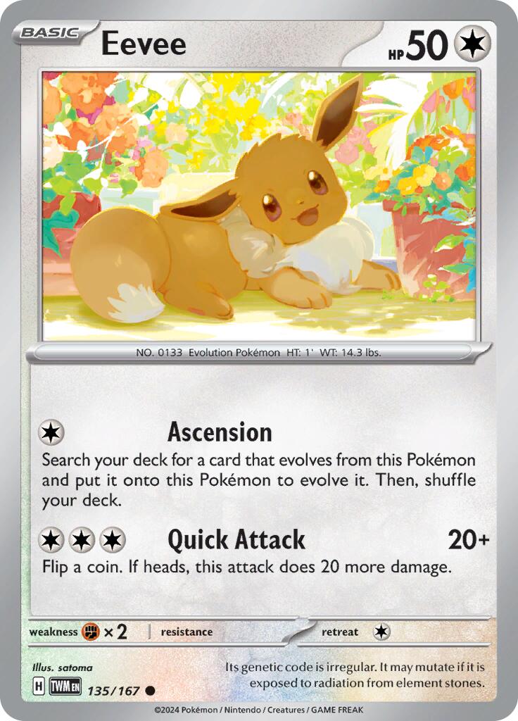 Eevee (135/167) [Scarlet & Violet: Twilight Masquerade] | Fandemonia Ltd