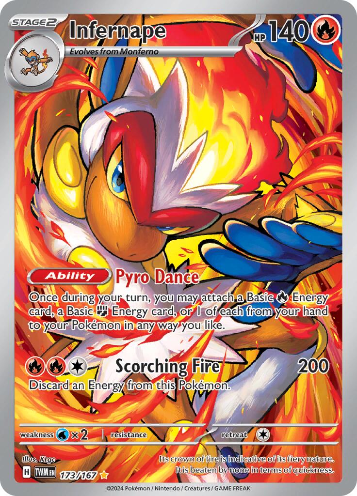 Infernape (173/167) [Scarlet & Violet: Twilight Masquerade] | Fandemonia Ltd