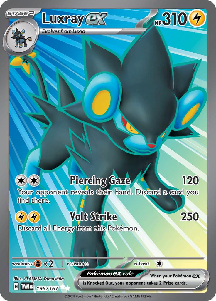 Luxray ex (195/167) [Scarlet & Violet: Twilight Masquerade] | Fandemonia Ltd