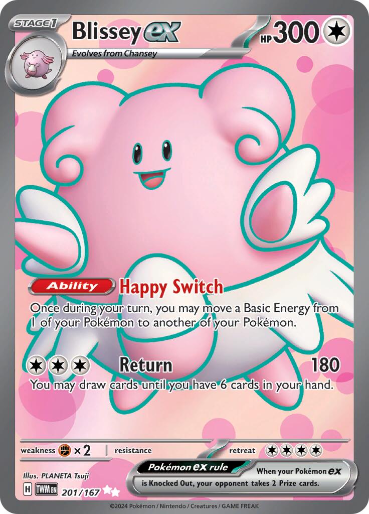 Blissey ex (201/167) [Scarlet & Violet: Twilight Masquerade] | Fandemonia Ltd