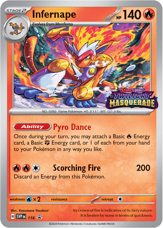 Infernape (116) [Scarlet & Violet: Black Star Promos] | Fandemonia Ltd