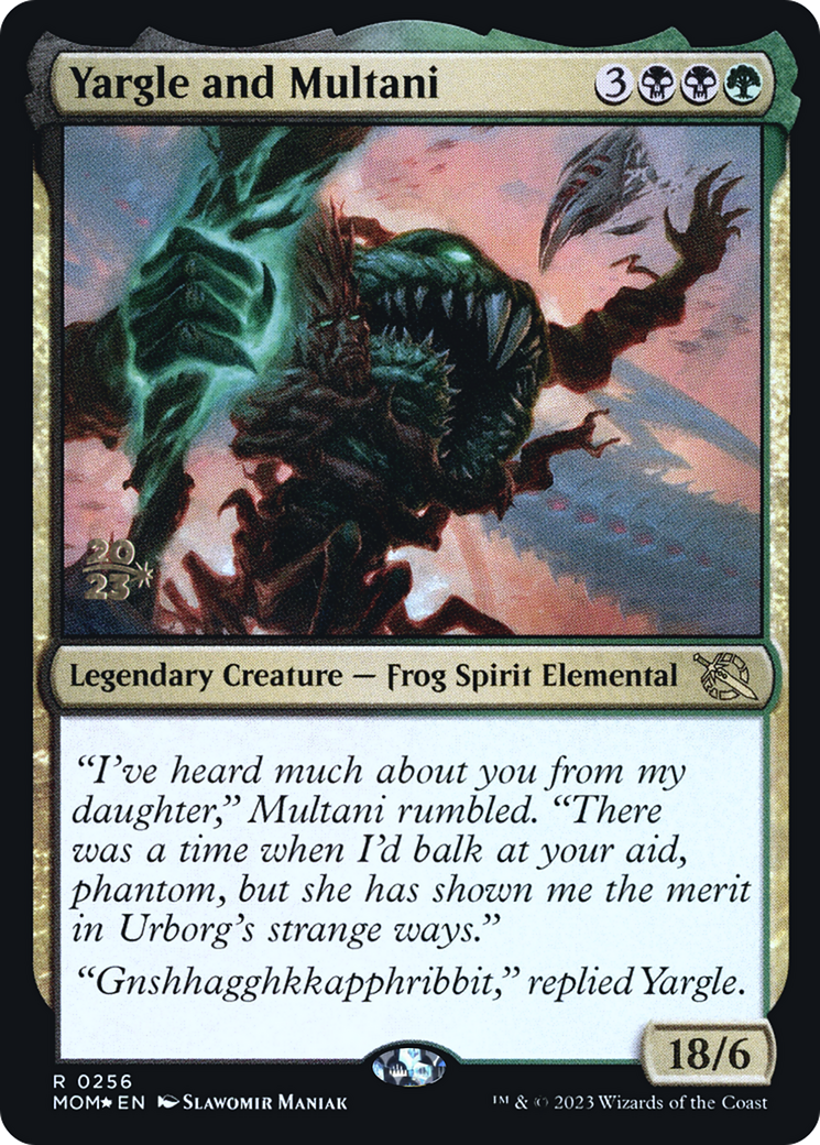 Yargle and Multani [March of the Machine Prerelease Promos] | Fandemonia Ltd