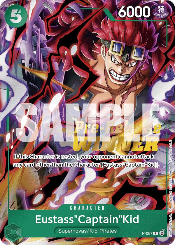 Eustass"Captain"Kid (OP-07 Pre-Release Tournament) [Winner] [One Piece Promotion Cards] | Fandemonia Ltd