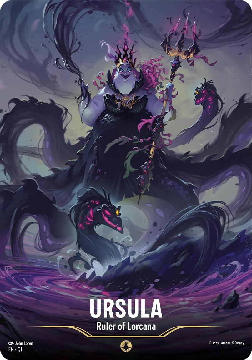 Ursula - Ruler of Lorcana (Oversized) [Illumineer's Quest: Deep Trouble] | Fandemonia Ltd