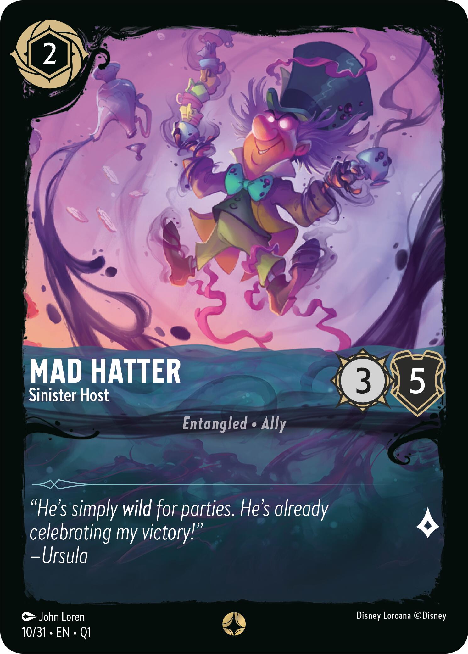 Mad Hatter - Sinister Host (10/31) [Illumineer's Quest: Deep Trouble] | Fandemonia Ltd