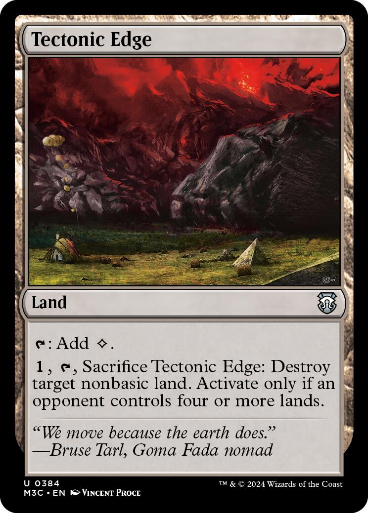 Tectonic Edge [Modern Horizons 3 Commander] | Fandemonia Ltd