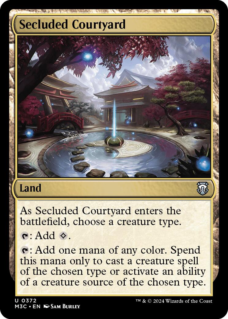 Secluded Courtyard [Modern Horizons 3 Commander] | Fandemonia Ltd